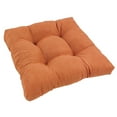 thumbnail image 1 of 19-inch Squared Microsuede Tufted Dining Chair Cushion - Spice, 1 of 7