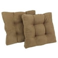 thumbnail image 1 of 19-inch Squared Microsuede Tufted Dining Chair Cushion (Set of Two), 1 of 2