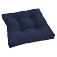 thumbnail image 1 of 19-inch Squared Spun Polyester Tufted Dining Chair Cushion, 1 of 1