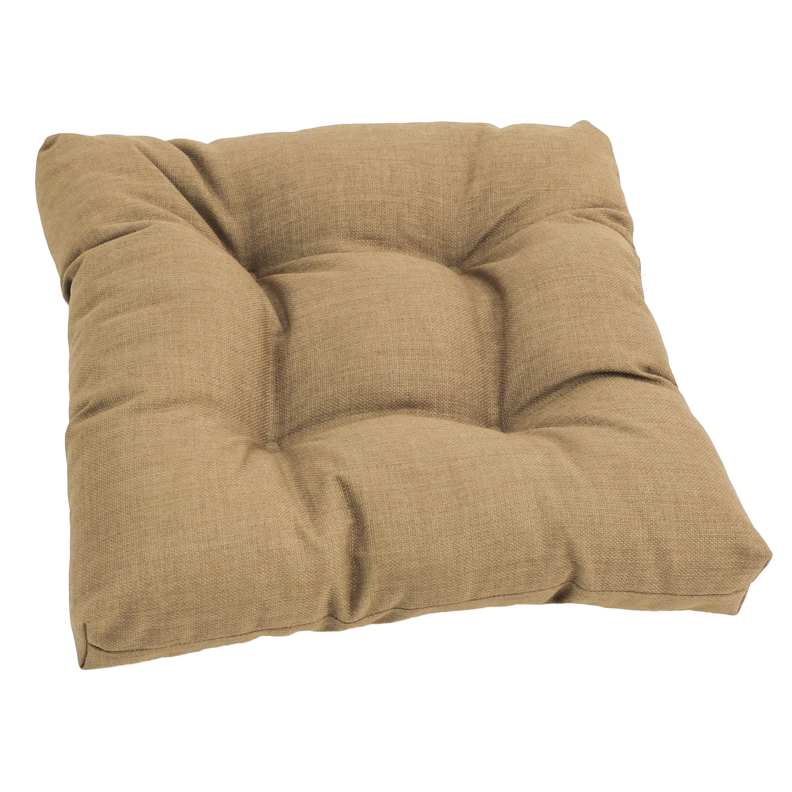 Sandstone 19-inch Tufted Spun Polyester Dining Chair Cushion