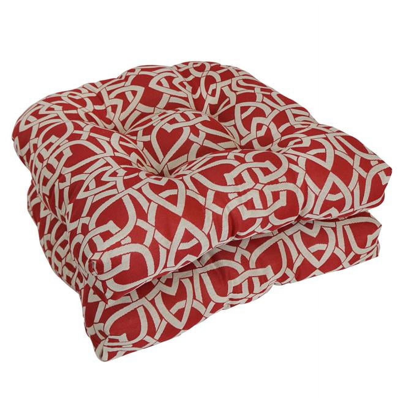 Blazing Needles 19 in. UShaped Premium Outdoor Tufted Dining Chair