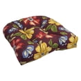thumbnail image 1 of 19-inch U-Shaped Spun Polyester Outdoor Tufted Dining Chair Cushion 93184-1CH-OD-174, 1 of 2
