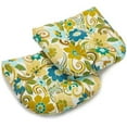 thumbnail image 1 of Blazing Needles  19-inch All-Weather Chair Cushion (Set of 2) - 19" x 19" Rolling Mead-Veranda Cosmo, 1 of 5