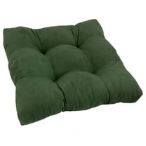 Blazing Needles 19-inch Squared Microsuede Tufted Dining Chair Cushion