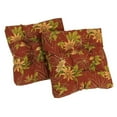 thumbnail image 1 of 19-inch Squared Spun Polyester Tufted Dining Chair Cushion (Set of Two) - Passion Ruby, 1 of 5
