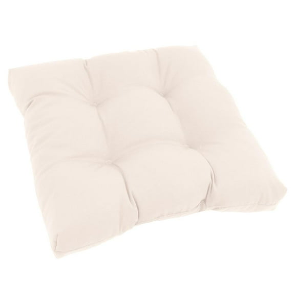 Blazing Needles 19-inch Squared Twill Tufted Dining Chair Cushion 94005-1CH-TW-EG