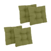 Blazing Needles 19-inch Squared Twill Tufted Dining Chair Cushions (Set of 4)  94005-4CH-TW-SG