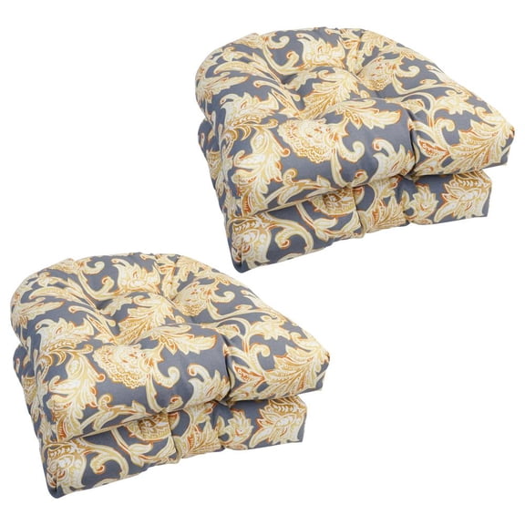 19-inch U-Shaped Dining Chair Cushions (Set of 4) 93184-4CH-OD-157