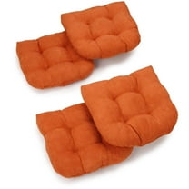 Blazing Needles 19-inch U-Shaped Micro Suede Tufted Dining Chair Cushions (Set of 4)