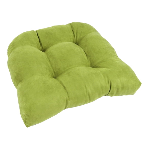 Blazing Needles 19-inch U-shaped Microsuede Chair Cushion
