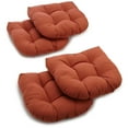 thumbnail image 1 of Blazing Needles 19-inch U-Shaped Twill Tufted Dining Chair Cushions (Set of 4), 1 of 5