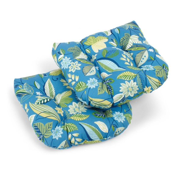 Blazing Needles 19 x 19 in. Patio Chair Cushion - Set of 2
