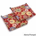 thumbnail image 1 of Blazing Needles 20-inch by 19-inch Indoor/Outdoor Chair Cushions (Set of 2) - 20 x 19 Alenia Pompeii, 1 of 3
