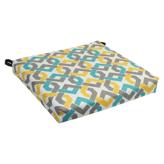 Blazing Needles Square Outdoor Chair Cushion, 20 x 19, Rieser Sterling