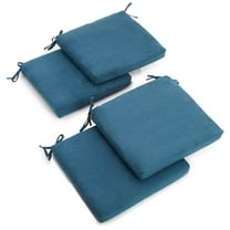 20-inch by 19-inch Solid Microsuede Chair Cushions (Set of 4) 93454-4CH-MS-TL