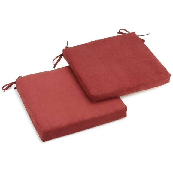 Blazing Needles 20-inch by 19-inch Spun Polyester Chair Cushion (Set of Two)