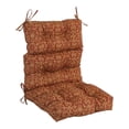 thumbnail image 1 of Blazing Needles 20-inch by 42-inch Spun Polyester Patterned Outdoor Tufted Chair Cushion, 1 of 5