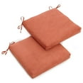 thumbnail image 1 of 20-inch by 19-inch Spun Polyester Chair Cushion (Set of Two) - Spice, 1 of 1