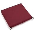 thumbnail image 1 of Blazing Needles 93454-1CH-REO-SOL-17 20 x 19 in. Solid Outdoor Spun Polyester Chair Cushion, Merlot, 1 of 5
