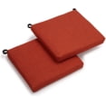 thumbnail image 1 of 20-inch by 19-inch Spun Polyester Chair Cushion (Set of Two)-Color:Cinnamon, 1 of 3