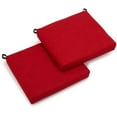 thumbnail image 1 of 20-inch by 19-inch Spun Polyester Chair Cushion (Set of Two)-Color:Papprika, 1 of 5