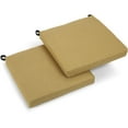 thumbnail image 1 of 20-inch by 19-inch Spun Polyester Chair Cushion (Set of Two)-Color:Wheat, 1 of 3