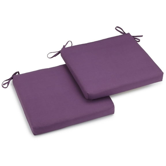 20-inch by 19-inch Twill Chair Cushion (Set of Two)