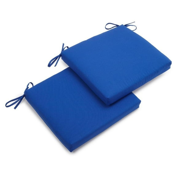 20-inch by 19-inch Twill Chair Cushion (Set of Two)