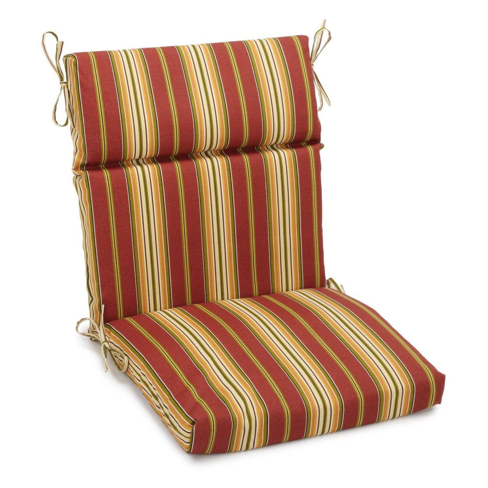 The Pioneer Woman 44 x 21 Reversible Delaney & Ditsy Floral Rectangle  Outdoor Chair Cushion, Multicolor 