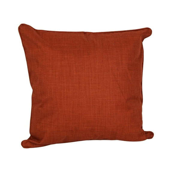 25-inch Double-corded Spun Polyester Square Floor Pillow with Insert, Cinnamon