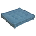 thumbnail image 1 of Blazing Needles 25-inch Square Corded Floor Pillow with Button Tufts 25-SQ-MS-TL, 1 of 2