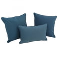 thumbnail image 1 of Blazing Needles 3 Piece Solid Twill Decorative Pillow Set, 1 of 11