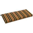 thumbnail image 1 of 40-inch by 19-inch Outdoor Spun Polyester Loveseat Cushion - Lyndhurst Raven, 1 of 5