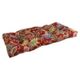 thumbnail image 1 of Blazing Needles 42-inch by 19-inch Tufted Indoor/Outdoor Loveseat/Bench Cushion - 19" x 42" Alinea Pompeii, 1 of 2