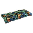 thumbnail image 1 of 42-inch by 19-inch Squared Patterned Spun Polyester Tufted Loveseat Cushion 94006-LS-REO-62, 1 of 2