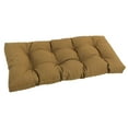 thumbnail image 1 of 42-inch by 19-inch Squared Solid Spun Polyester Tufted Loveseat Cushion 94006-LS-REO-SOL-08, 1 of 2