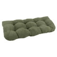 thumbnail image 1 of Blazing Needles 42-inch by 19-inch U-Shaped Micro Suede Polyester Tufted Settee/Bench Cushion, 1 of 2