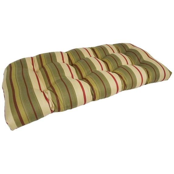 42-inch by 19-inch U-Shaped Patterned Spun Polyester Tufted Settee/Bench Cushion 93180-LS-OD-061