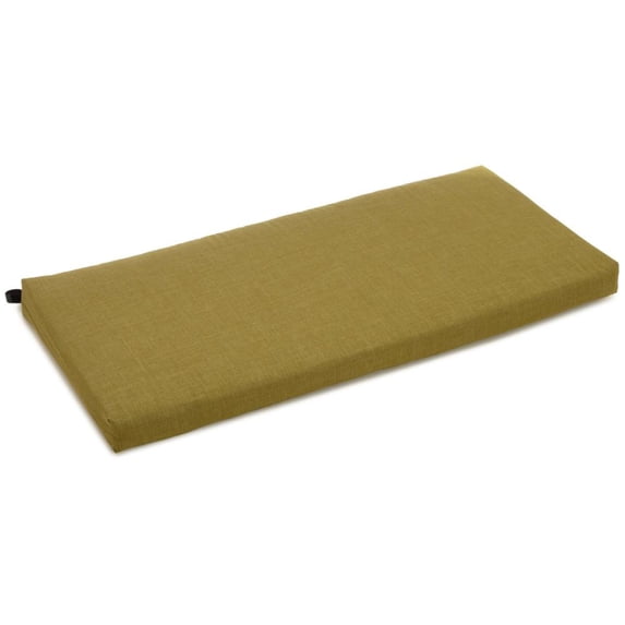 Blazing Needles Solid 4' Patio Bench/Swing Cushion-Avocado