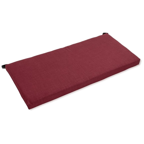 Blazing Needles Indoor/Outdoor Bench Cushion (40-, 42-, or 45-inches wide) Merlot 45" wide