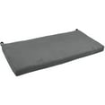 thumbnail image 1 of Blazing Needles 45-inch by 19-inch Solid Microsuede Bench Cushion 945X19-MS-GY, 1 of 10