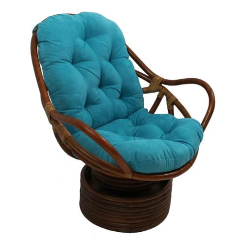 Blazing Needles 48-inch Microsuede Swivel Rocker Cushion- Cushion Only - Specialty Lime
