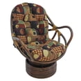 thumbnail image 1 of Blazing Needles 48-inch by 24-inch Jacquard Chenille Swivel Rocker Cushion, 1 of 2