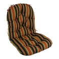 thumbnail image 1 of Blazing Needles 48-inch by 24-inch Outdoor Seat/Back Chair Cushion (Cushion Only) Lyndhurst Raven, 1 of 5