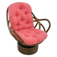 thumbnail image 1 of 48-inch by 24-inch Solid Micro Suede Swivel Rocker Cushion - Bery Berry, 1 of 5