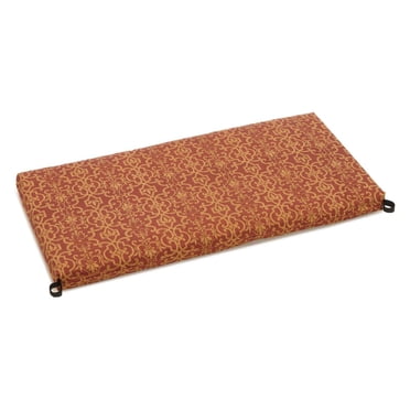 Outdoor Loveseat Cushion 42" X 19" - Rounded Back, Weather Resistant, Made In USA