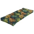 thumbnail image 1 of Blazing Needles 51-inch by 19-inch Tufted Patterned Outdoor Spun Polyester Loveseat Cushion, 1 of 5