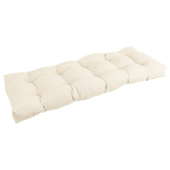 Blazing Needles 51-inch by 19-inch Tufted Solid Twill Bench Cushion