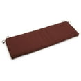 thumbnail image 1 of Blazing Needles Patterned Indoor/Outdoor Bench Cushion (48-, 51-, or 54-inches wide) Cocoa 51" wide, 1 of 5