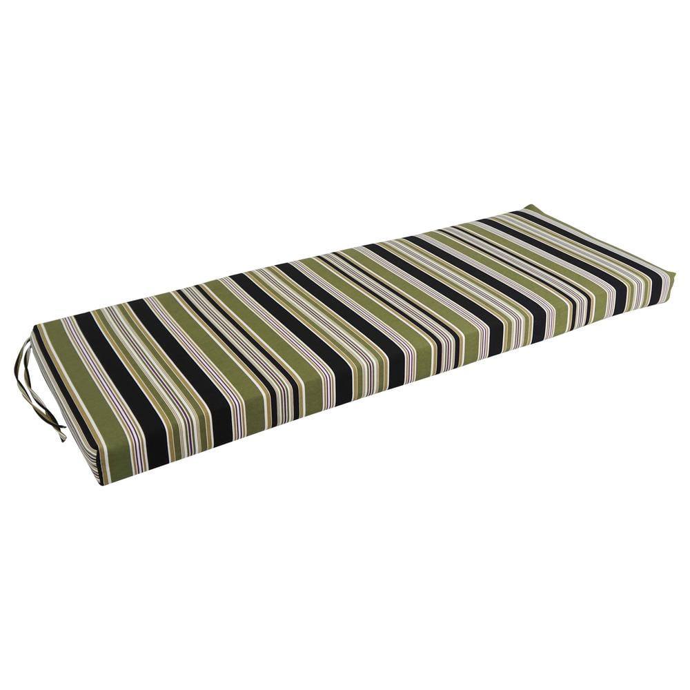 Classic Rectangular Outdoor Polyester Bench Cushion, 51" x 19"